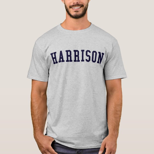 Camiseta T-shirt da universidade de Harrison (Frente)
