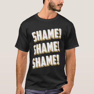 Camiseta T-shirt da "vergonha" de VGK