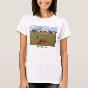 Camiseta T-shirt da vida da fazenda