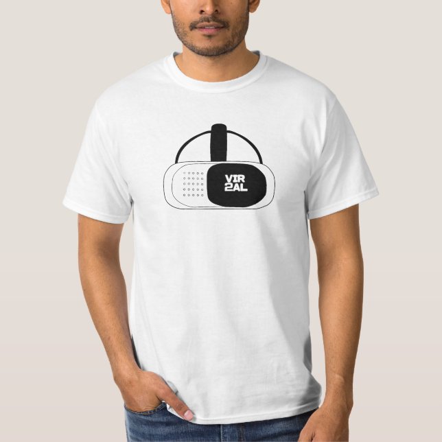 Camiseta T-Shirt da vida virtual (Frente)