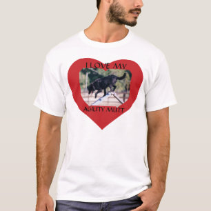 Camiseta T-shirt da vira-lata da agilidade - personalizado