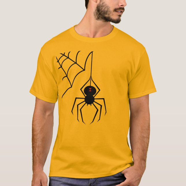 Camiseta T-shirt da Web de aranha (Frente)