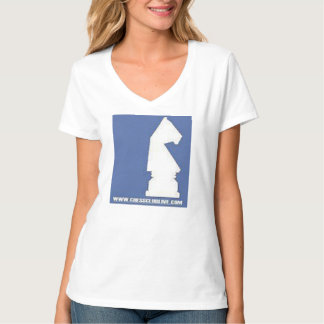 Camiseta T-shirt da xadrez com motivo da xadrez