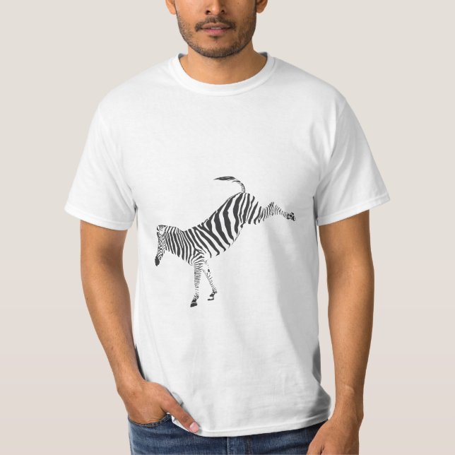 Camiseta T-shirt da zebra (Frente)