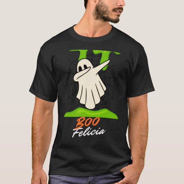 Camiseta T-Shirt "Dabbing Boo" Halloween 2025  (Frente)