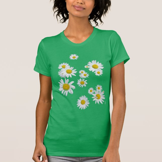 Camiseta T-Shirt Daisy Flowers (Frente)