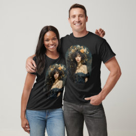 Camiseta (T-shirt) Dama das Flores