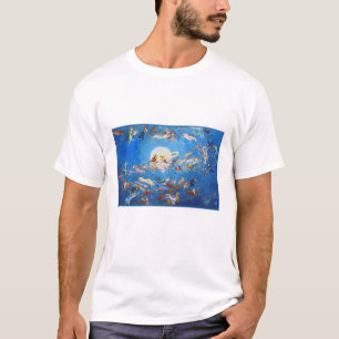 Camiseta T-shirt: Dança em torno da lua por C. Doyle