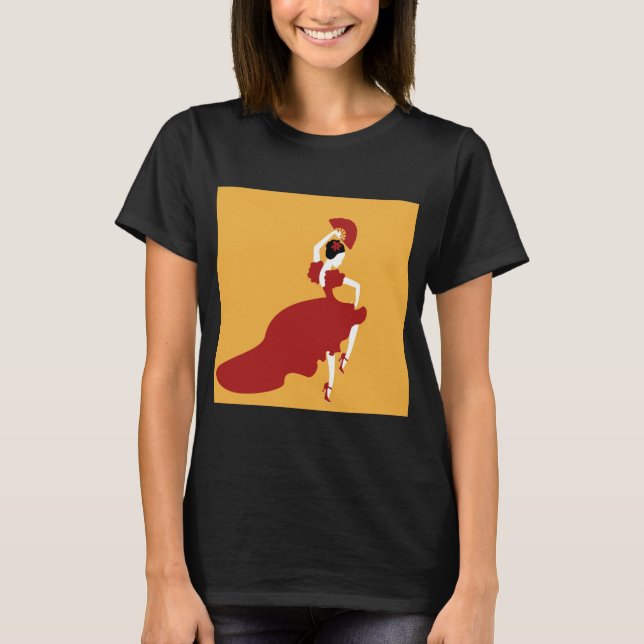 Camiseta T-Shirt Dançarino de Flamenco (Frente)