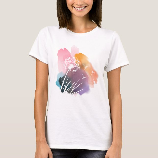 Camiseta T-Shirt Dandelion Flower (Frente)
