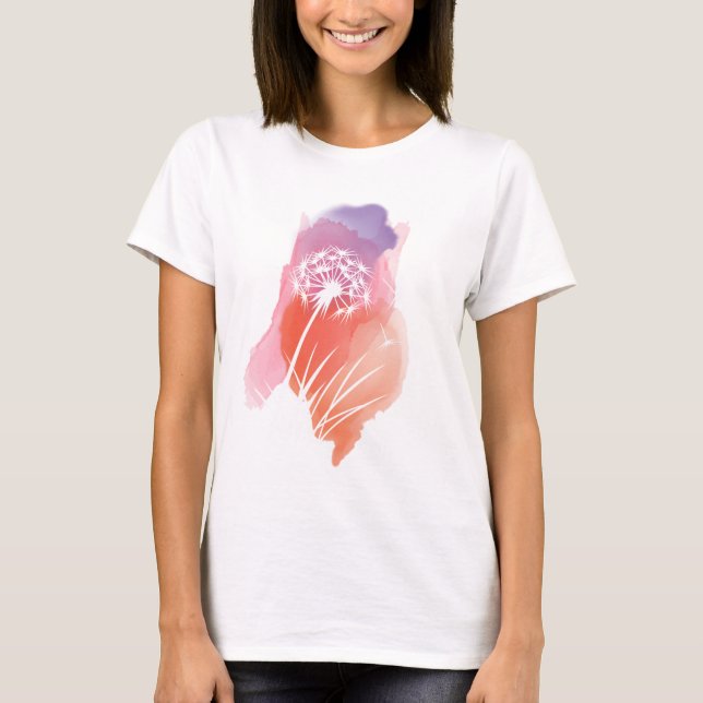 Camiseta T-Shirt Dandelion Flower (Frente)