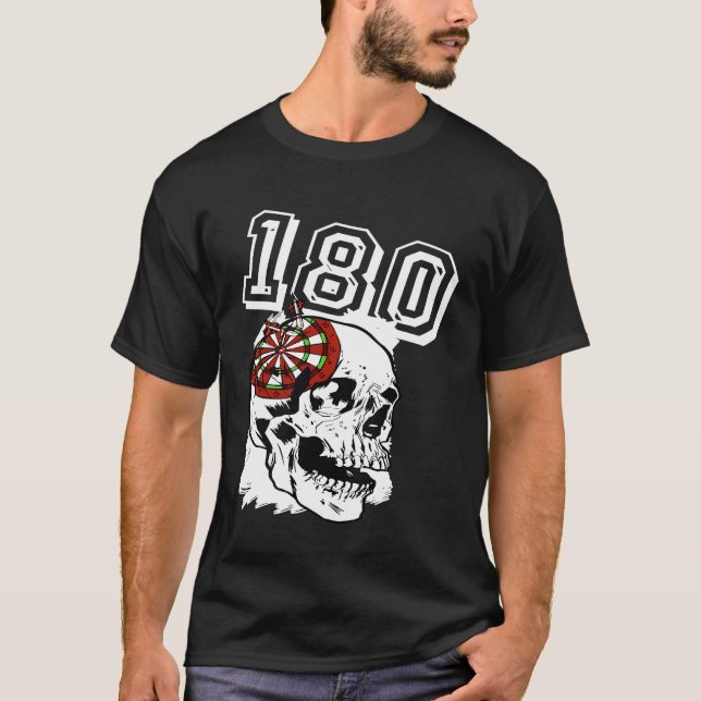 Camiseta T-Shirt dardos 180 (Frente)