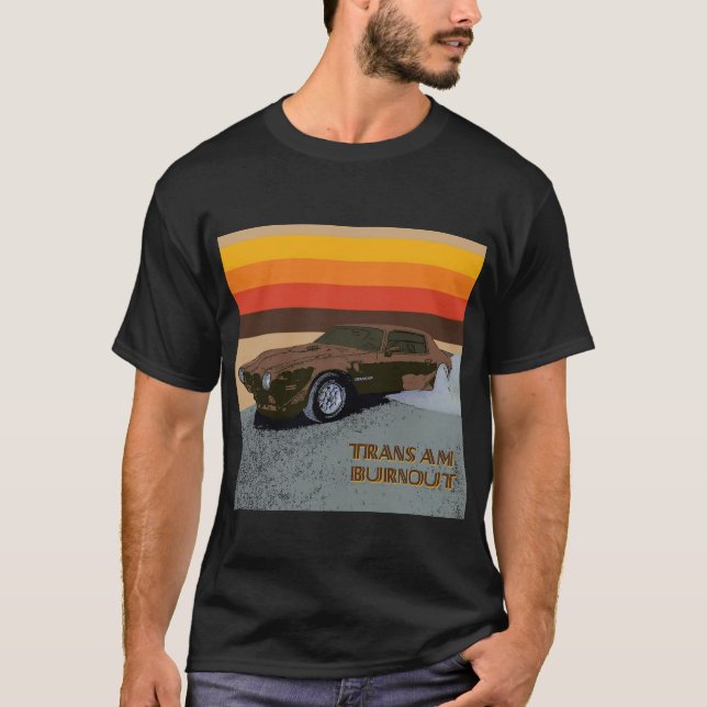 Camiseta T-Shirt Dark Trans Am Burnout (Frente)