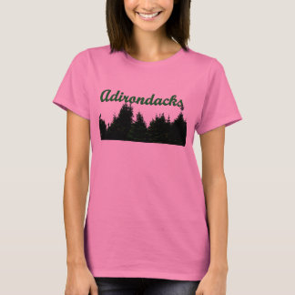 Camiseta T-shirt das árvores de Adirondack