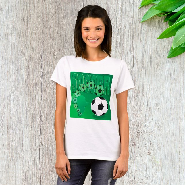 Camiseta T-Shirt das Bolas de Futebol (Criador carregado)