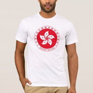 Camiseta T-shirt das brasões de Hong Kong