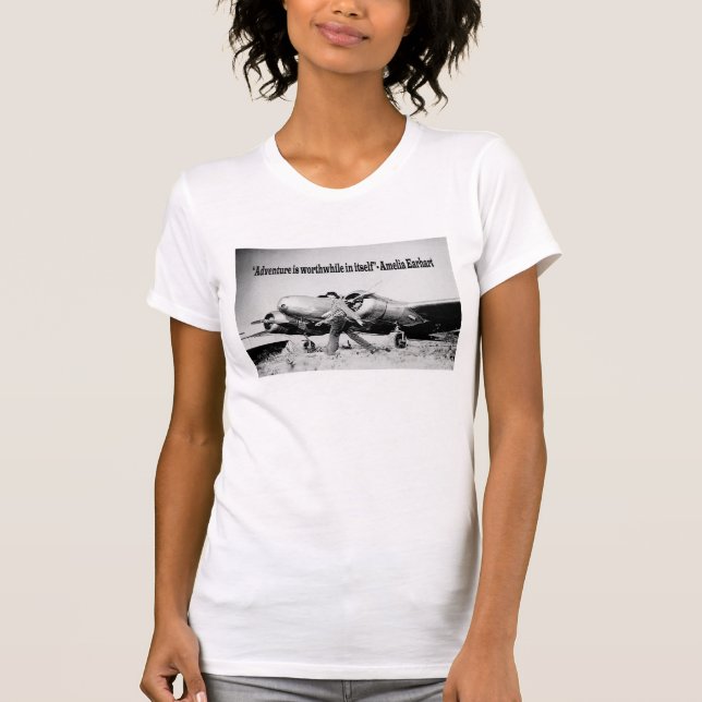Camiseta T-shirt das citações da aventura das senhoras de (Frente)