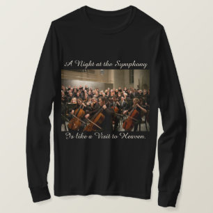 Camiseta T-shirt das citações da foto da orquestra