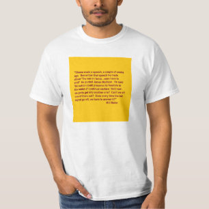 Camiseta T-shirt das citações de Bill Maher a respeito de