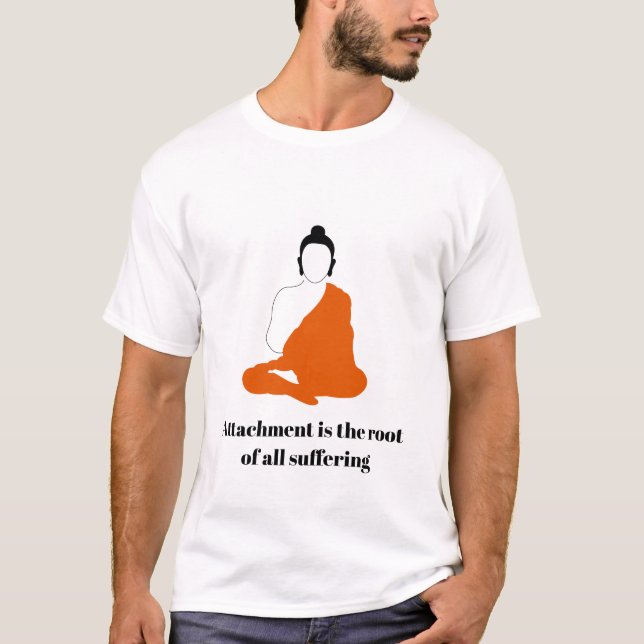 Camiseta T-shirt das citações de Buddha (Frente)