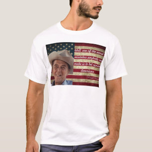 Camiseta T-shirt das citações de Reagan