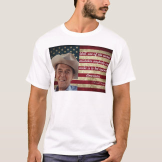 Camiseta T-shirt das citações de Reagan