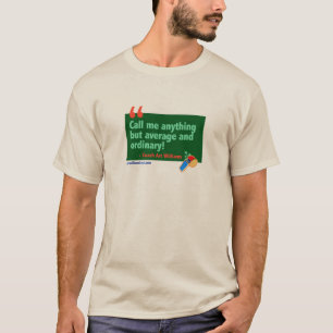 Camiseta T-shirt das citações de Williams da arte