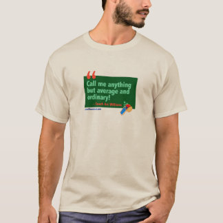 Camiseta T-shirt das citações de Williams da arte