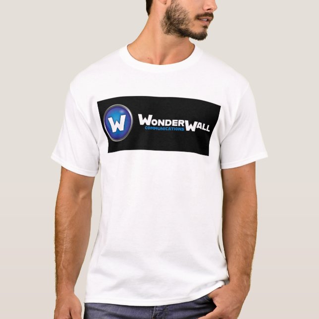Camiseta T-shirt das comunicações de Wonderwall (Frente)