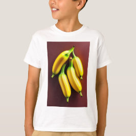Camiseta T-Shirt das Crianças de Arte Banana