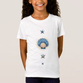 Camiseta T-Shirt das Crianças de Seashell