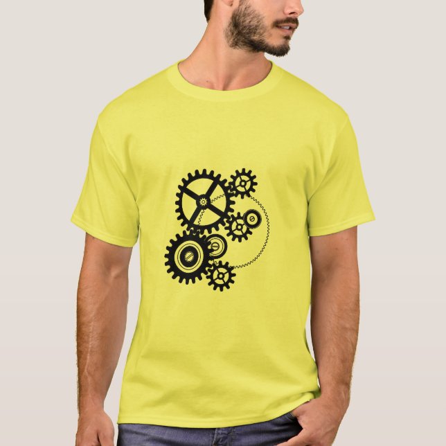 Camiseta T-shirt das engrenagens (Frente)