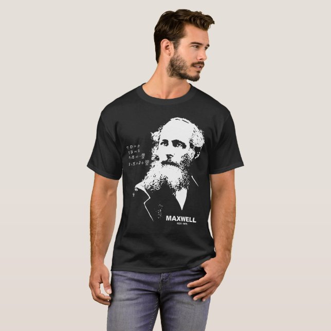 Camiseta T-shirt das equações de Maxwell (Frente Completa)