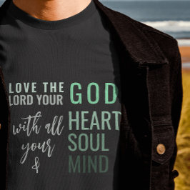 Camiseta T-shirt das Escrituras Cristãs