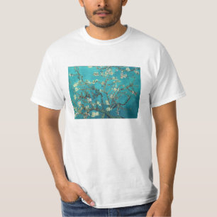 Camiseta T-shirt das flores da amêndoa de Van Gogh
