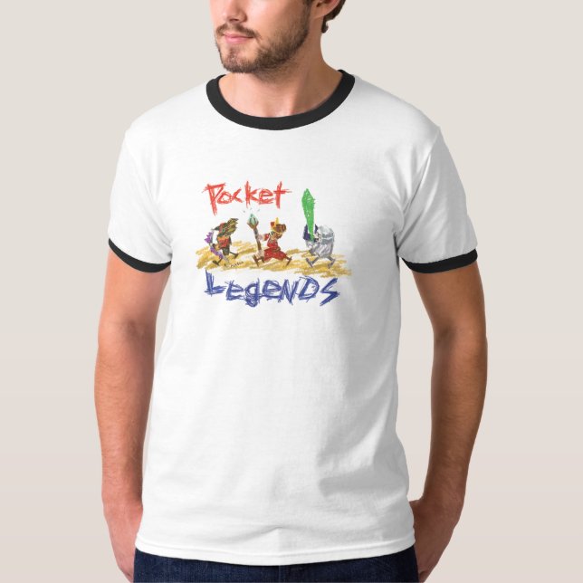 Camiseta T-shirt das legendas do bolso de Mrsoo (Frente)
