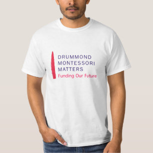 Camiseta T-shirt das matérias de Drummond Montessori