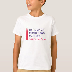 Camiseta T-shirt das matérias de Drummond Montessori