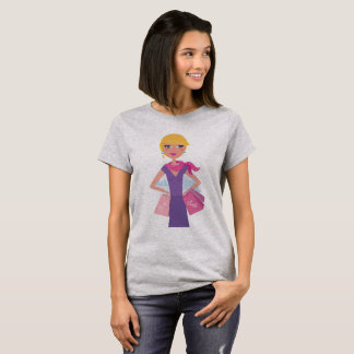 Camiseta T-shirt das meninas com menina da compra