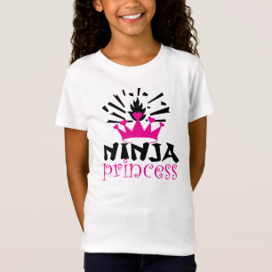Camiseta T-shirt das meninas da princesa de Ninja