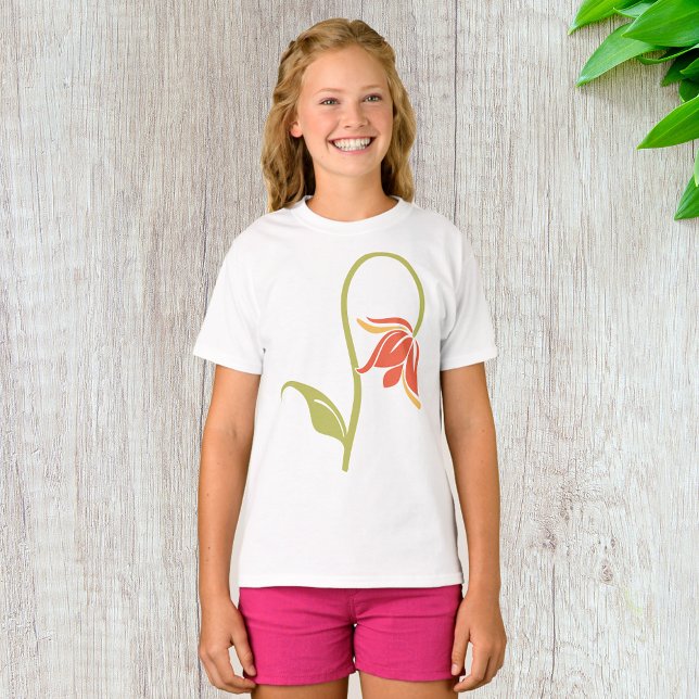 Camiseta T-Shirt das Meninas de Flor (Criador carregado)