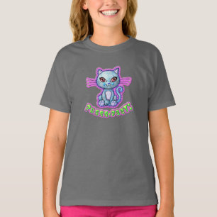 Camiseta T-shirt das meninas de Purrrfect