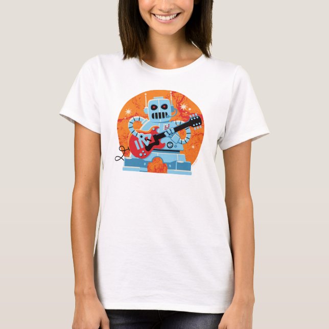 Camiseta T-shirt das meninas de Rockbot (Frente)