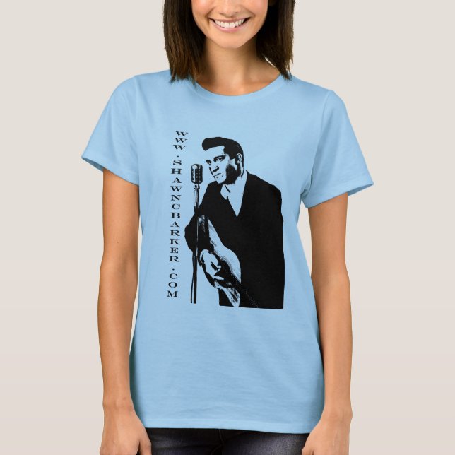 Camiseta T-shirt das meninas do ladrador de Shawn (Frente)