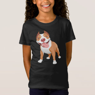 Camiseta T-shirt das meninas do pitbull