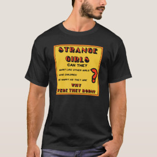 Camiseta "T-shirt das meninas estranhas"