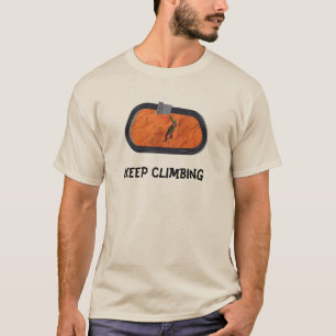 Camiseta T-shirt das Mens de Escalada