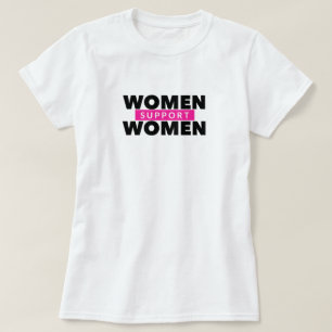 Camiseta T-shirt das mulheres 2 do apoio das mulheres