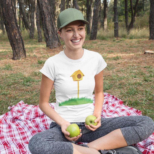 Camiseta T-Shirt das Mulheres de Aves (Criador carregado)