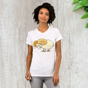 Camiseta T-Shirt das Mulheres de Ram Ovelhas